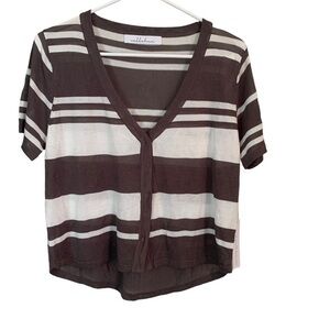 REVOLVE Callahan Knitwear Short Sleeve Cardigan Size Medium NWT .